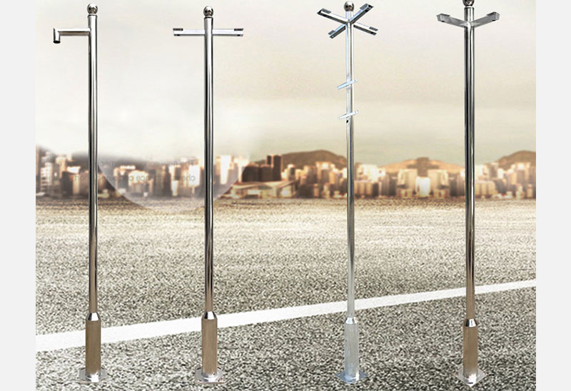 不銹鋼監(jiān)控立桿-08